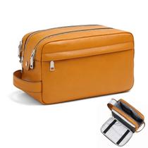 Necessaire de viagem MIRASON em material sintético marrom resistente à água