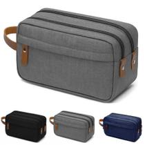 Necessaire de Viagem Unissex, Bolsa Organizadora Alça, Grande, Impermeável Preminum (cinza) Necessaire de Viagem Unissex, Bolsa Organizadora Alça, Grande, Impermeável Preminum (cinza)