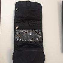 necessaire divisórias penduradas matte preta cód.174