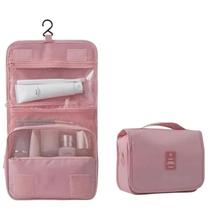 Necessaire Dobrável Com Gancho Organizadora maquiagem Viagem Academia Bolsa Cosméticos Portátil Necessaire Dobrável Com Gancho Organizadora maquiagem Viagem Academia Bolsa Cosméticos Portátil