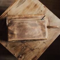 Necessaire em couro texas nut Necessaire em couro texas nut
