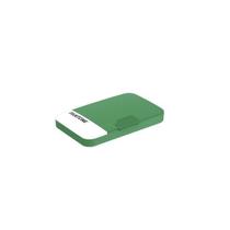 Necessaire em plástico Coza Slim 10,7cm verde escuro