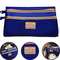 Necessaire Emborrachada Executiva Homem Higiene Pessoal Academia Viagem Impermeável-Apparatos Necessaire Emborrachada Executiva Homem Higiene Pessoal Academia Viagem Impermeável-Apparatos