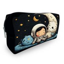 Nécessaire Estojo Escolar Bolsa de Mão - Astronauta Lua Nécessaire Estojo Escolar Bolsa de Mão - Astronauta Lua