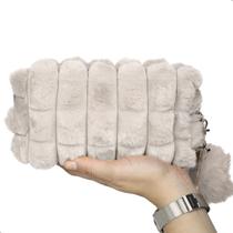 Necessaire Estojo Grande Pelúcia Material Escolar Maquiagem Necessaire Estojo Grande Pelúcia Material Escolar Maquiagem