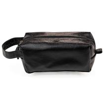 Necessaire Estojo Ópera Em Couro Bovino Com Alça Unissex Forro Impermeável Organizador de Viagem Necessaire Estojo Ópera Em Couro Bovino Com Alça Unissex Forro Impermeável Organizador de Viagem