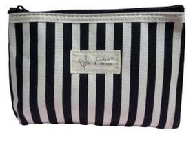 Nécessaire Estojo Retangular Listrado 21X 15,5CM Nécessaire Estojo Retangular Listrado 21X 15,5CM