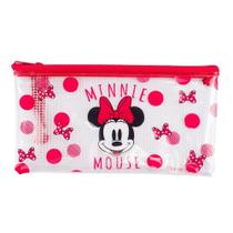 Necessaire Estojo Transparente Minnie 11.5x21cm - Disney