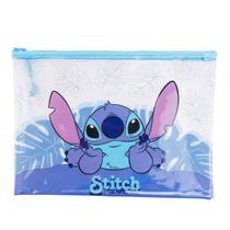 Necessaire Estojo Transparente Stitch 23x32cm - Disney Necessaire Estojo Transparente Stitch 23x32cm - Disney