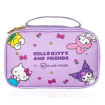Necessaire Estruturada Feminina Maquiagem Hello Kitty And Friends Lilás Klass Vough