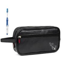 Nécessaire Executiva Masculina Premium Preta Com Estampas Nécessaire Executiva Masculina Premium Preta Com Estampas