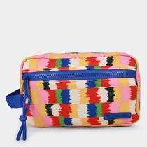 Necessaire Farm Amo Quadriculado Bosque