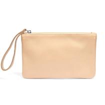 Necessaire Feminina em Couro Legitimo Pequena para Cosméticos maquiagens documentos Road Seven