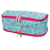 Necessaire Feminina Flamingo Maquiagem Acessórios Grande - Vou Leve