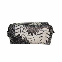 Necessaire Feminina Impermeável Resistente Tropical Folhagem Magicc Bolsas