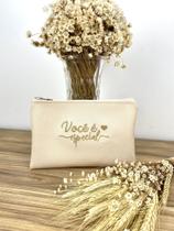 Necessaire feminina para maquigem, kit de higiene, viagem tipo carteira