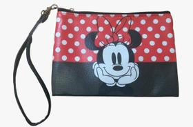 Necessaire Flat Minnie Mouse Licenciada Disney - Zona Criativa