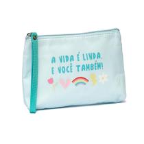 Necessaire Florie - Bolsinha - A vida é linda e você também Necessaire Florie - Bolsinha - A vida é linda e você também