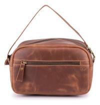 Necessaire Frasqueira Mini Bolsa Organizadora Couro Legitimo