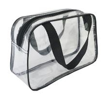 Necessaire Frasqueira Transparente (preta 093g)