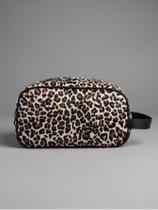 Necessaire Grande Camurça Pelo Onça Tigre Leopardo ABC BAGS - Necessaire Grande Camurça Pelo Onça Tigre Leopardo ABC BAGS -