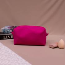 Necessaire Grande Feminina Viagem Organizador de Higiene Pessoal Maquiagem Cosméticos com Zíper