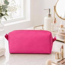 Necessaire Grande Feminina Viagem Organizador de Higiene Pessoal Maquiagem Cosméticos com Zíper