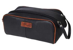 Necessaire Grande JEF Bolsas Unissex Couro Executiva 2204 - JEF Pasta Executiva