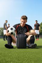 Necessaire Grande Porta Chuteira Alça de Mão Esportes Calçado Tenis Preto Masculina Feminina Futsal Society