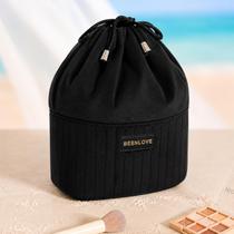 Necessaire Grande Porta Maquiagem Skincare Cosméticos Veludo Porta Maquiagem Itens de higiene Pessoal