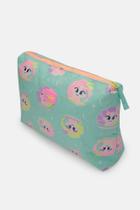 Necessaire Grande Puket Gata Sereia Verde Água