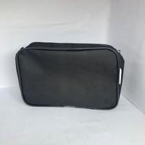 Necessaire inteira de NAILON (tecido) PRETA 23x15 Necessaire inteira de NAILON (tecido) PRETA 23x15
