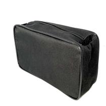 Necessaire inteira de NAILON (tecido) PRETA 23x15 Necessaire inteira de NAILON (tecido) PRETA 23x15