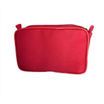 Necessaire inteira NAILON (tecido) VERMELHA 23x15