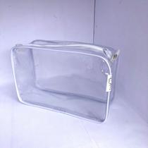 Necessaire inteira transparente e GELO 23x15