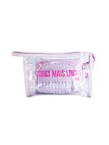 Necessaire Kit Organizador 3 Peças Qualis Ns2232 - Rosa