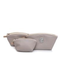 Necessaire Lequiqui Florence Trio - Cinza Claro Necessaire Lequiqui Florence Trio - Cinza Claro