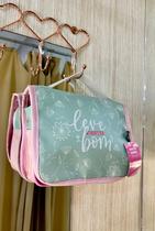 Necessaire Love UAT Rosa e Verde