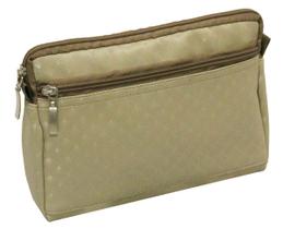 Necessaire LS Bolsas 2 divisões em Soft-Touch Bege - NC6181