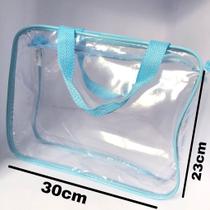 necessaire MALOTE 30X23 transparente com alça necessaire MALOTE 30X23 transparente com alça