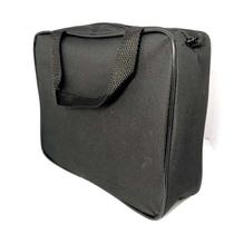 Necessaire MALOTE inteira NAILON (tecido) PRETA 28x22 com alça Necessaire MALOTE inteira NAILON (tecido) PRETA 28x22 com alça