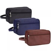 Necessaire Masculina Feminina Alça Lateral Para Organizador de Viagem em Couro Necessaire Masculina Feminina Alça Lateral Para Organizador de Viagem em Couro
