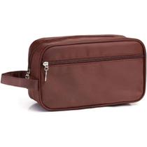 Necessaire Masculina Feminina Alça Lateral Para Organizador de Viagem em Couro Necessaire Masculina Feminina Alça Lateral Para Organizador de Viagem em Couro