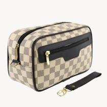 Nécessaire Masculina / Feminina Porta Perfumes e Maquiagens BEGE