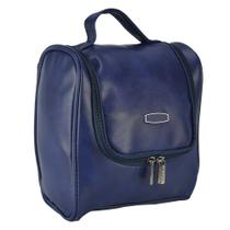 Necessaire Masculina Frasqueira Viagem Classic Azul CBRN18802 Necessaire Masculina Frasqueira Viagem Classic Azul CBRN18802