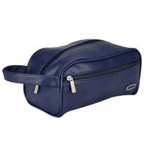 Necessaire Masculina Frasqueira Viagem Classic Azul CBRN18840 Necessaire Masculina Frasqueira Viagem Classic Azul CBRN18840