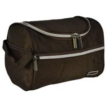 Necessaire Masculina Frasqueira Viagem Classic Marrom CBRN18895 - COMMERCE BRASIL Necessaire Masculina Frasqueira Viagem Classic Marrom CBRN18895 - COMMERCE BRASIL