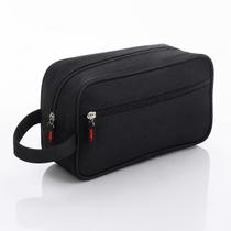 Necessaire Masculina Preta Multiuso Resistente com Zíper