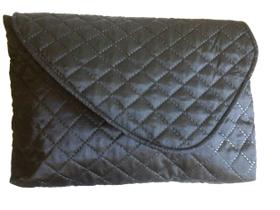 Necessaire Matelasse Preta Grande Necessaire Matelasse Preta Grande