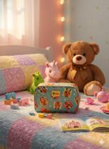 Necessaire Média Puket Capivara Verde Capy Bora